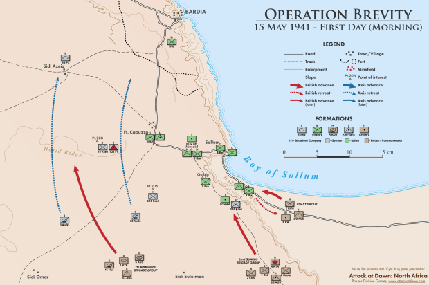 Gameplay Video (Operation Brevity) - Attack at Dawn: North Africa