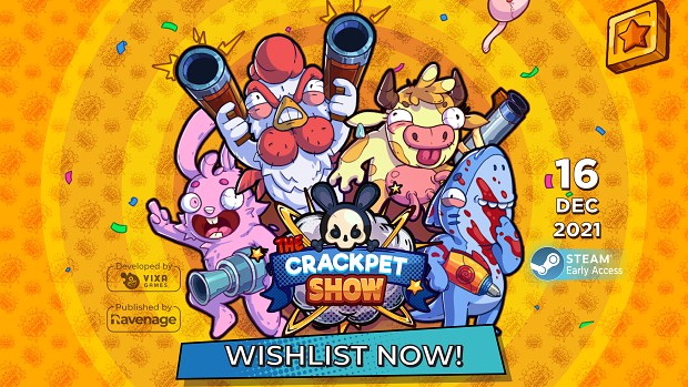 The Crackpet Show will be released in Early Access on December, 16th 2021!