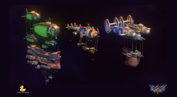 Zeppelins with Solar Sails