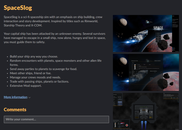 SpaceSlog now has an Itch.io page