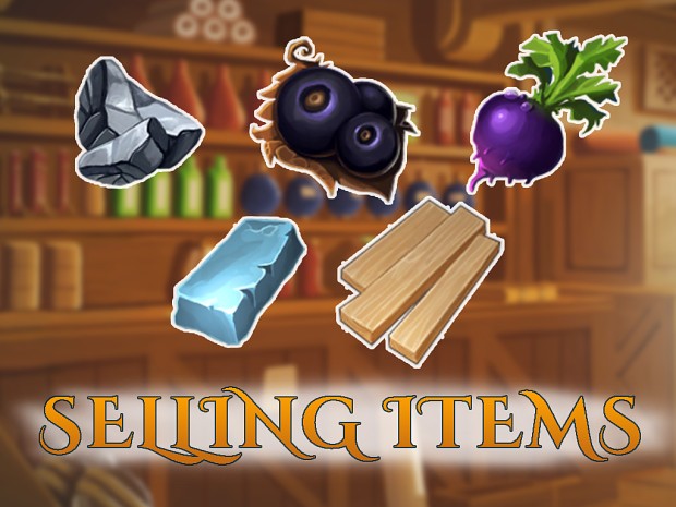 Selling some of our items at the market - VIDEO