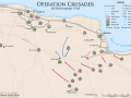 Maps of the Operation Crusader (part 1)