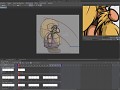2D traditional animation live for "take" action