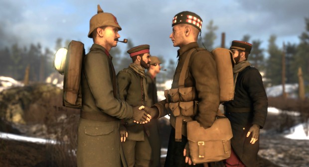 Christmas Truce - Meeting in No Man’s Land