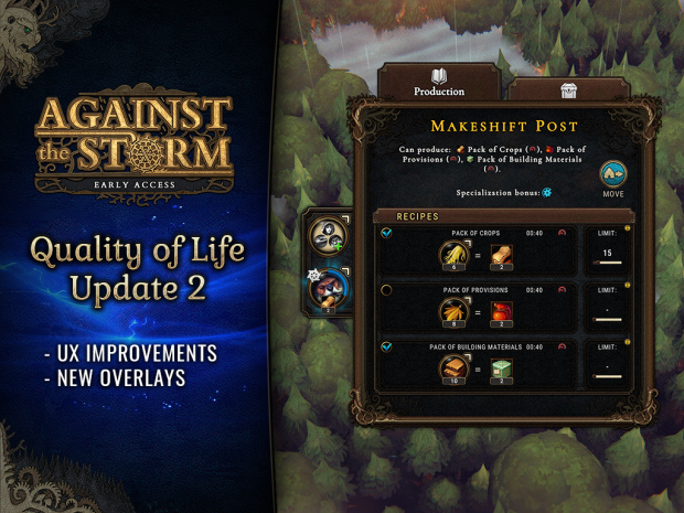 Quality of Life Update 2 - UX improvements and new features