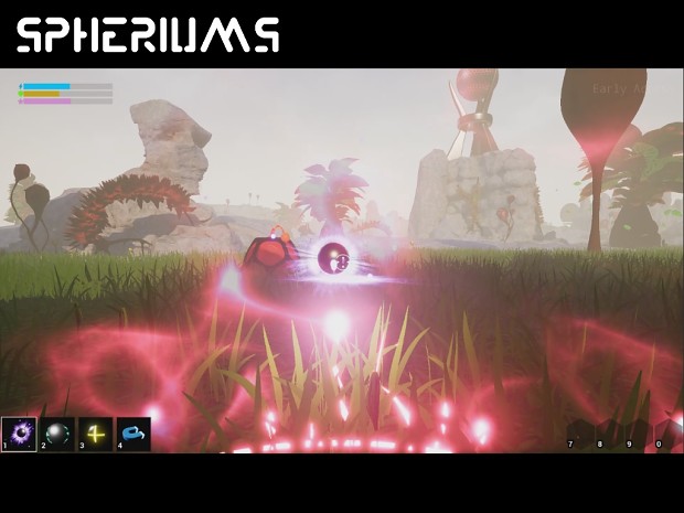 Spheriums gameplay, Engaging the Mexodins for the first time!