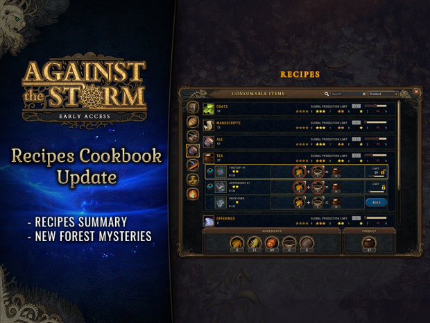 Recipes Cookbook Update out now!