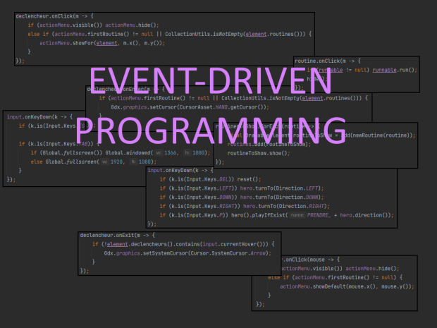 {Devtips} Event-driven programming!