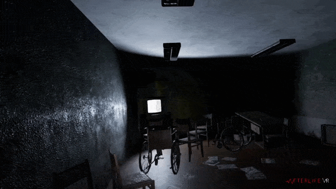 «How much do you trust your eyes?» Afterlife VR (Steam)