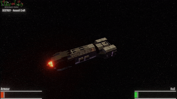 Ship component destruction