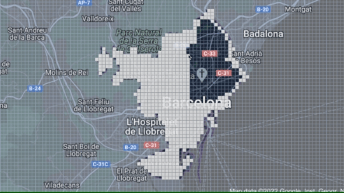 Here is a look of how you can create your own #minesweeper maps #Barcelona on World of Mines Creator