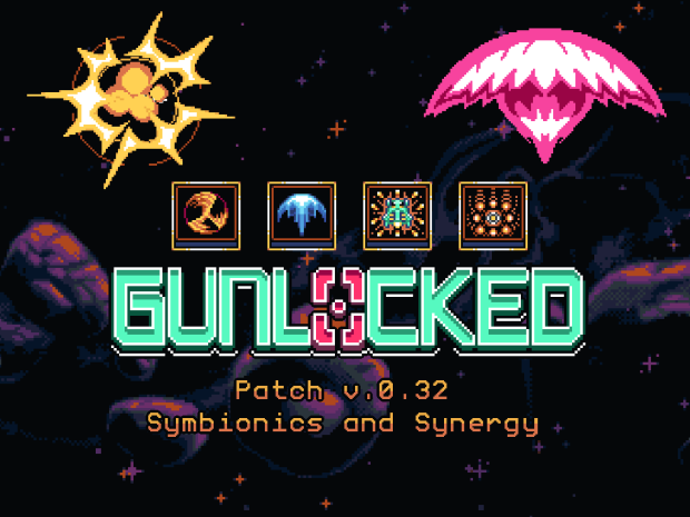 Gunlocked v0.32 Released! Symbionics and Synergy