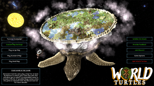 Play the Steam Next Fest demo of World Turtles and get your name in the game!