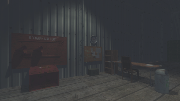 Screenshots of the game level "Weapon Storage"