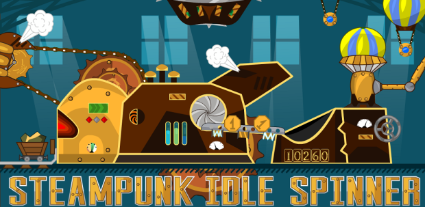 Steampunk Idle Spinner is celebrating a 5-years Anniversary