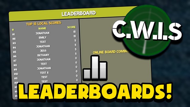 Leaderboards & Build? | C.W.I.S Game Devlog #5