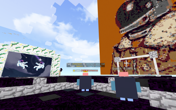 Multiplayer Voxel Parkour Game on the Web