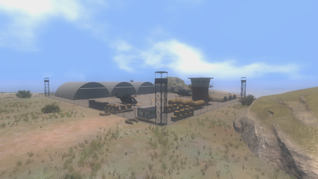 Screenshots of the game level "Heliport"