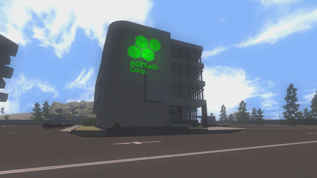 Screenshots of the game level "Outside Lab Complex"