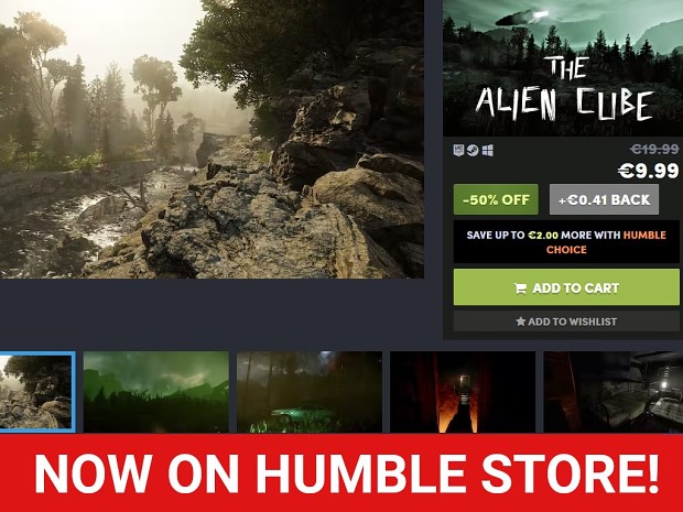 THE ALIEN CUBE on Humble Store!