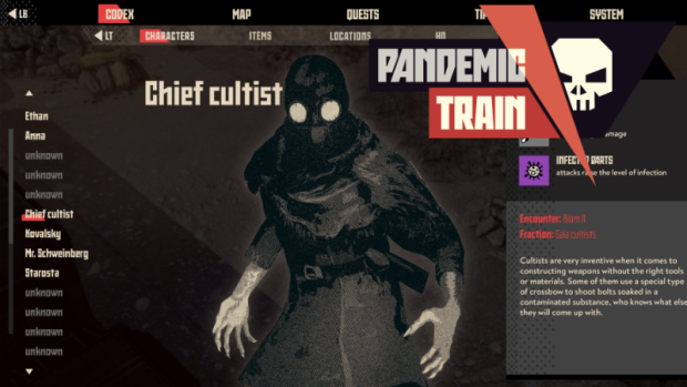 Let's talk Pandemic Train: Codex