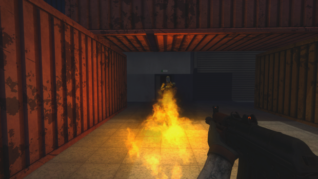 Screenshots of the game level "Lab - Level B"