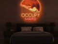 Occupy Mars Neon Sign