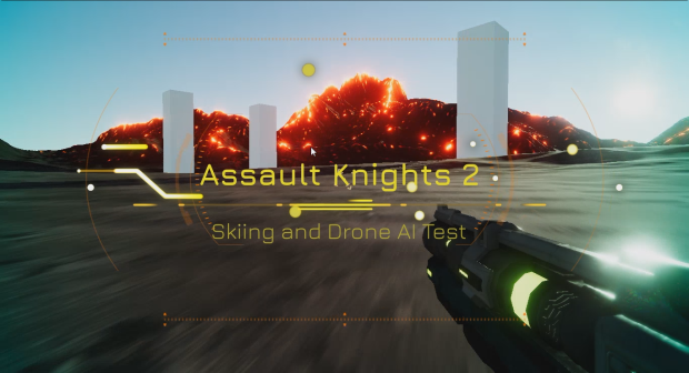 Assault Knights 2: Skiing and Drone Video