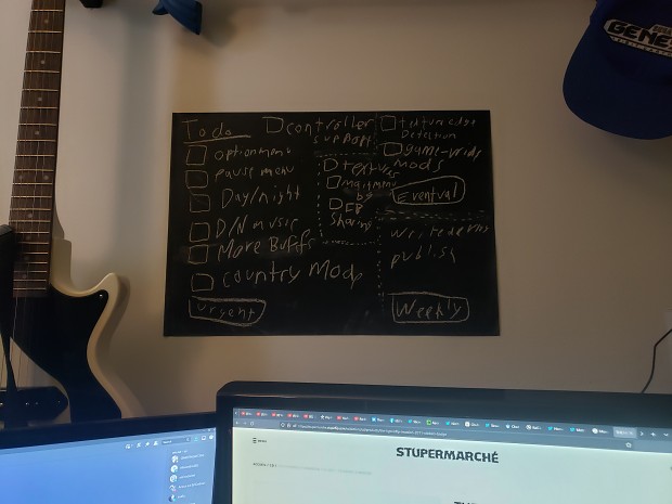 Devlog 3: Major procrastination, disorganization and a lack of sleep