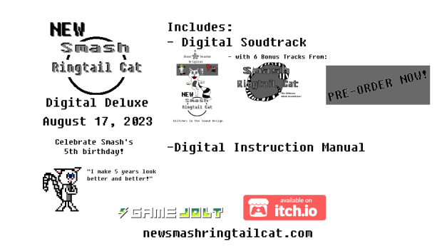 NEW Smash Ringtail Cat available to Pre-Order!