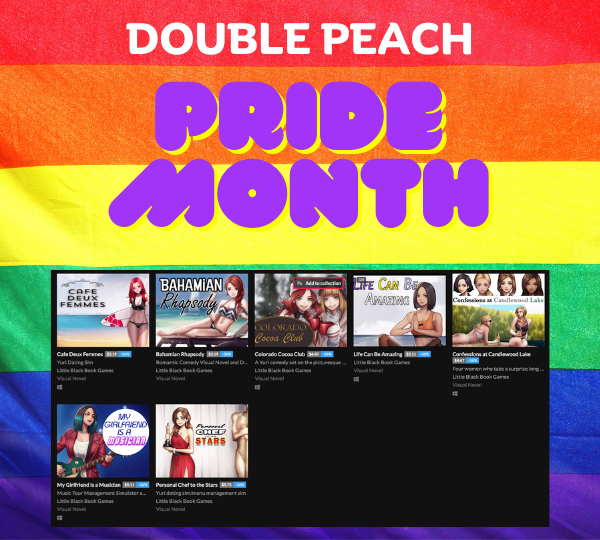 Double Peach Games Celebrates Pride Month with an Exclusive Itch.io Bundle