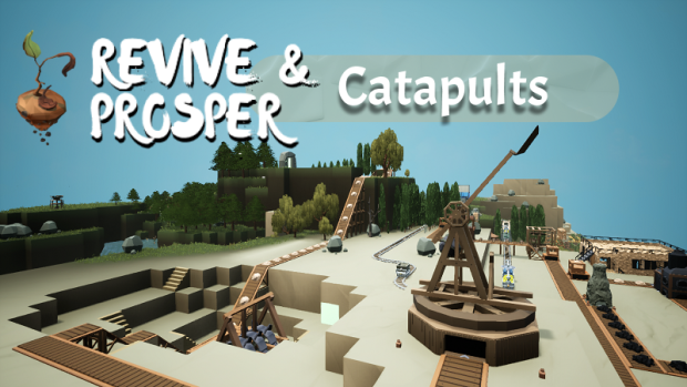 Catapults for base-building automation