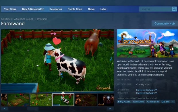 Farmwand - Dev. Diary 27 : [IMPORTANT] You can WISHLIST Farmwand on Steam RIGHT NOW!