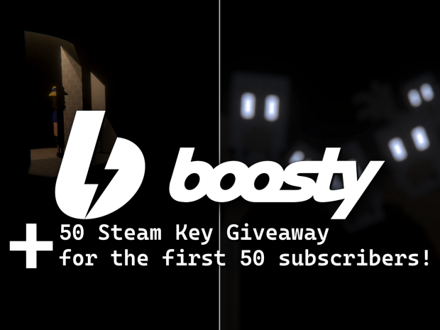 It's a promo for my Boosty! (+ giving away keys, with a catch)