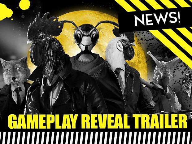 Chicken Police – Into the HIVE! | Gameplay Reveal Trailer