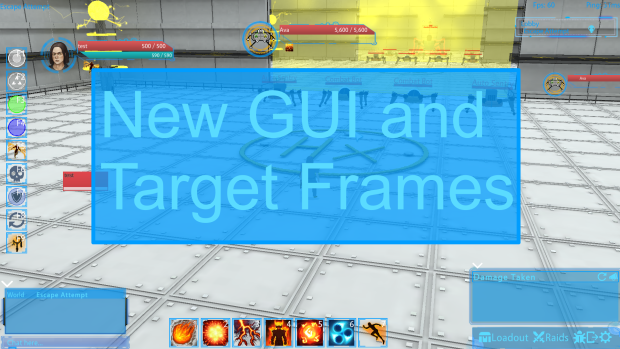 New GUI and Target Frames