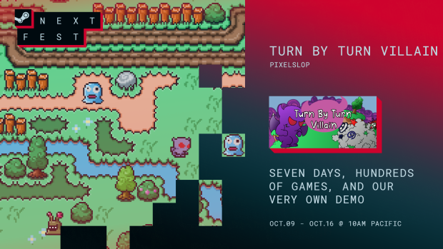 Turn By Turn Villain Demo(n) will be part of the Steam Next Fest!