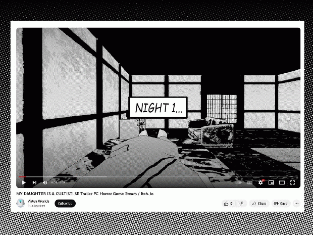 MY DAUGHTER IS A CULTIST! SE Trailer PC Horror Game