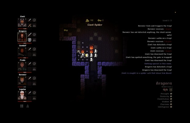 Announcing Blood & Chaos, a roguelike tribute to the golden era of '80s RPG gaming