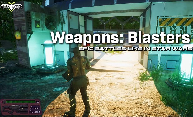 Weapons: the Blaster Gun