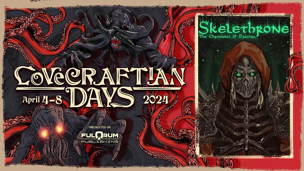 SKELETHRONE has become a part of the "Lovecraftian Days". Release Date Trailer!