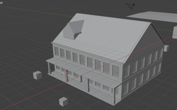 National Farm Devblog #10 - Main Building Model