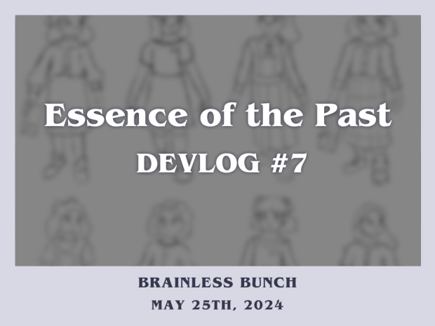 #7 Essence of the Past Devlog - Character Sketches and Poses
