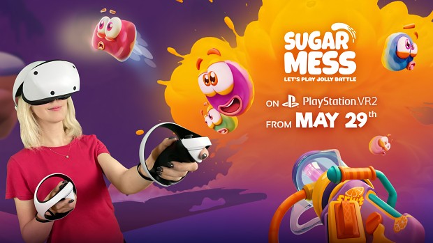 Sugar Mess VR Release on PlayStation VR2: Arcade Shooter Available From May 29