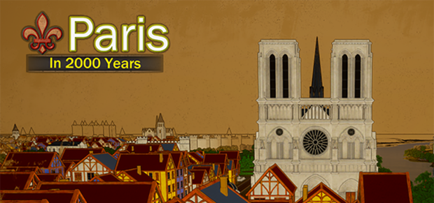 Free camera and Filters effect in Paris in 2000 Years