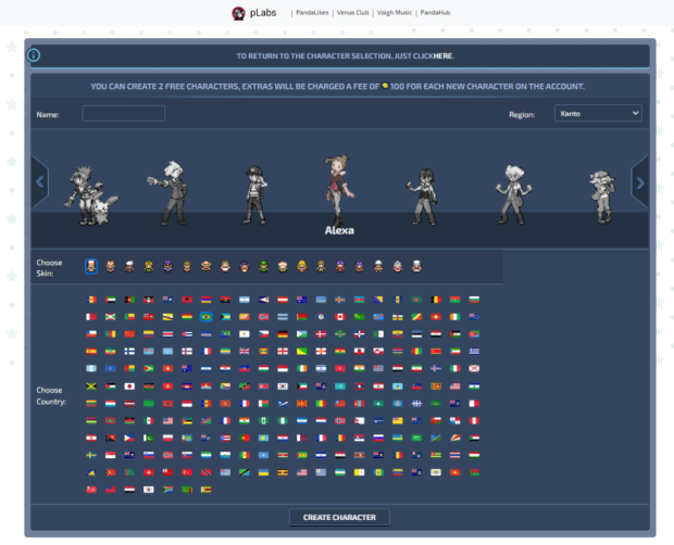 New Update: Enhanced Fishing Tournament Page and Character Creation