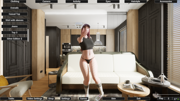 Virtual Girlfriend Lia - Home Wear