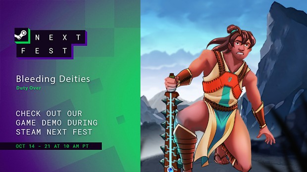 Bleeding Deities Demo Now Available on Steam Next Fest!!