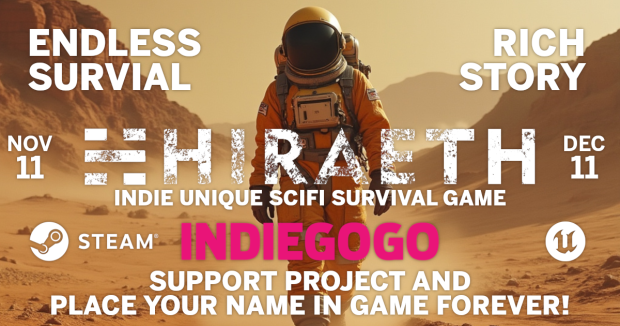 The Hiraeth indie game Indiegogo campaign is now LIVE!
