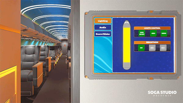 How We Designed the Cabin Lighting System in Cabin Crew Life Simulator - devlog #3